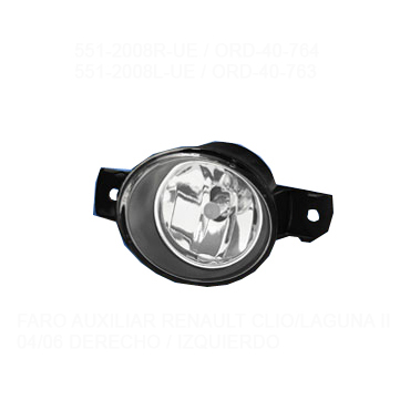 Faro Auxiliares Sentra / X-Trail / March / Note / Versa 2004-2019 (956) izquierdo