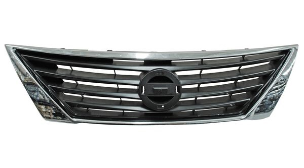 Parrilla para Nissan Versa 2013 / 2015 con Marco cromado