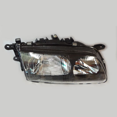 Óptica para Mazda 626 1998 / 1999 izquierda Fondo negro