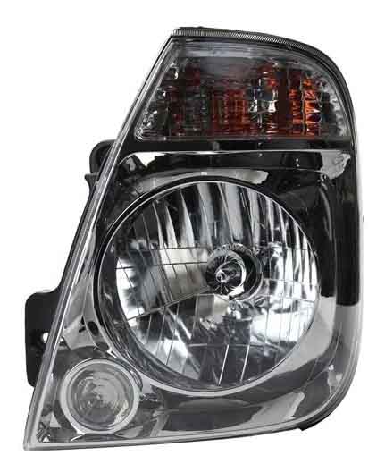 Óptica para Kia K2500 / 2700 2008 / 2013 izquierda Fondo cromado