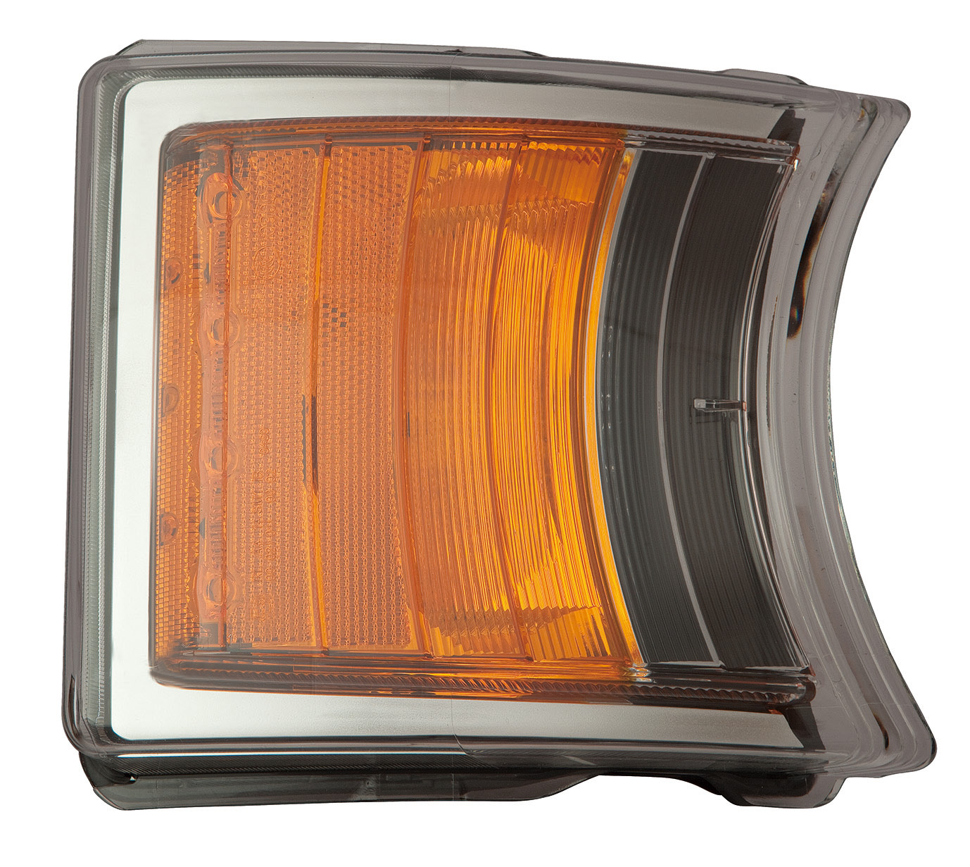 Faro de Giro para BMW Serie 5 / 6 2009 en Adelante Ámbar con LED Borde cromado