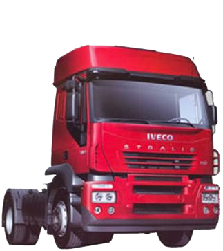 Paragolpe para Iveco Stralis 2003 / 2007 delantero con Tapas superior