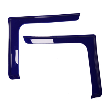 Deflector de ventana para Eurocargo / Traker Largo Azul el Par