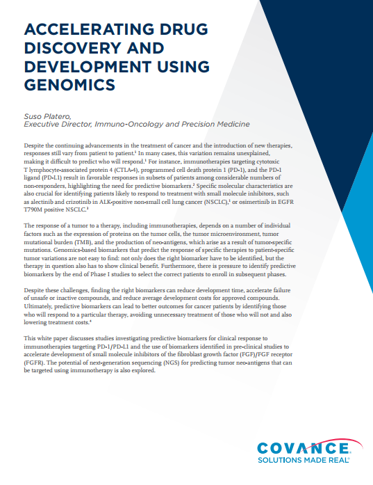 Accelerating Drug Discovery and Development Using Genomics | BioPharma Dive