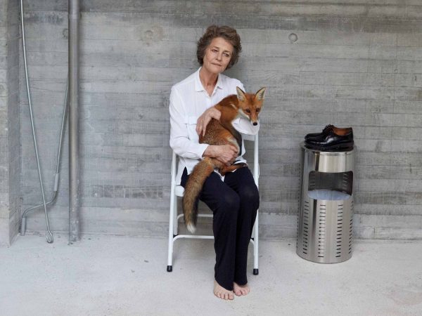 Charlotte Rampling, a Fox, and a Plate