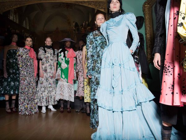 The London Fashion Week report: Victorian codes, a visit to an English garden, and ruffles abound
