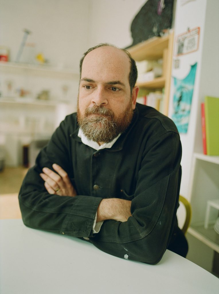 Studio visit: Eddie Martinez whites out his work inside his Bushwick space