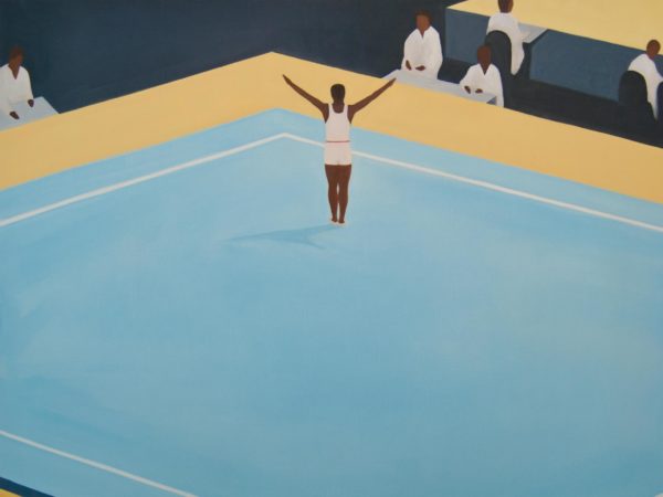 Artist Thenjiwe Niki Nkosi reveals—and defies—the white supremacist underpinnings of elite gymnastics