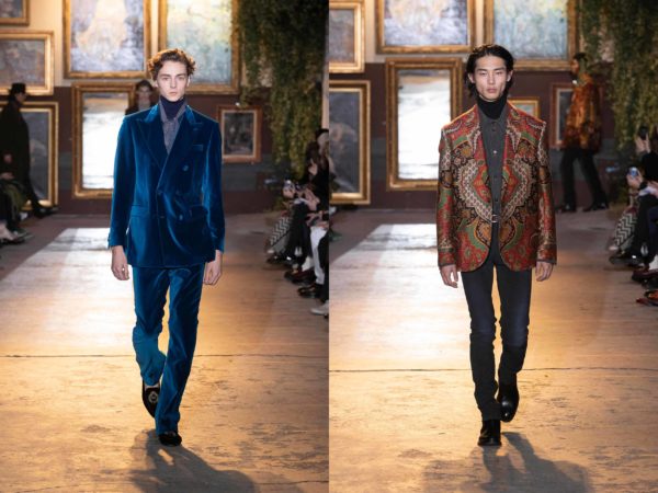 Kean Etro invites us to his family hearth with this cozy, intimate collection