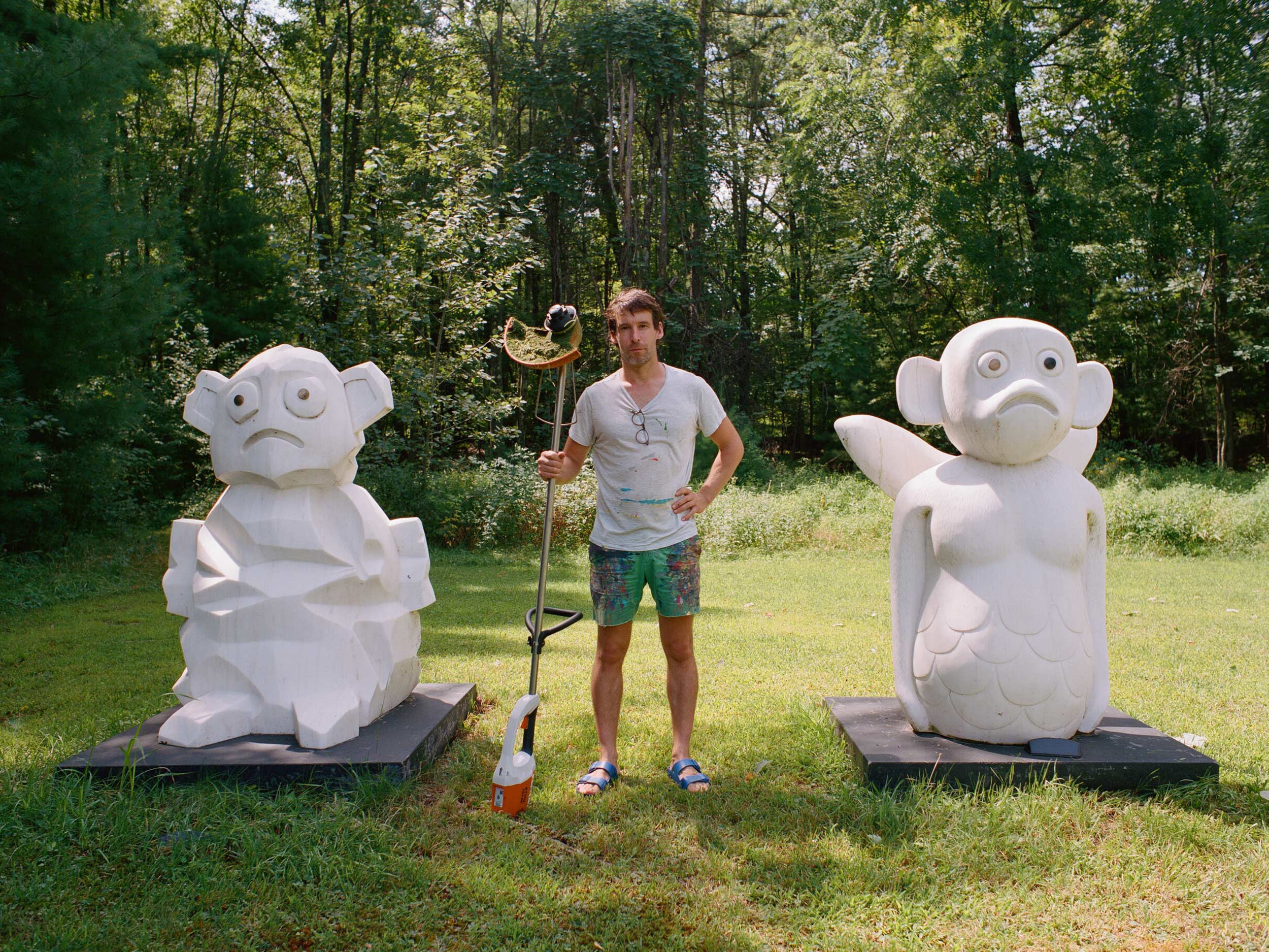 Olaf Breuning refreshes his cheeky creativity in the Hudson River Valley