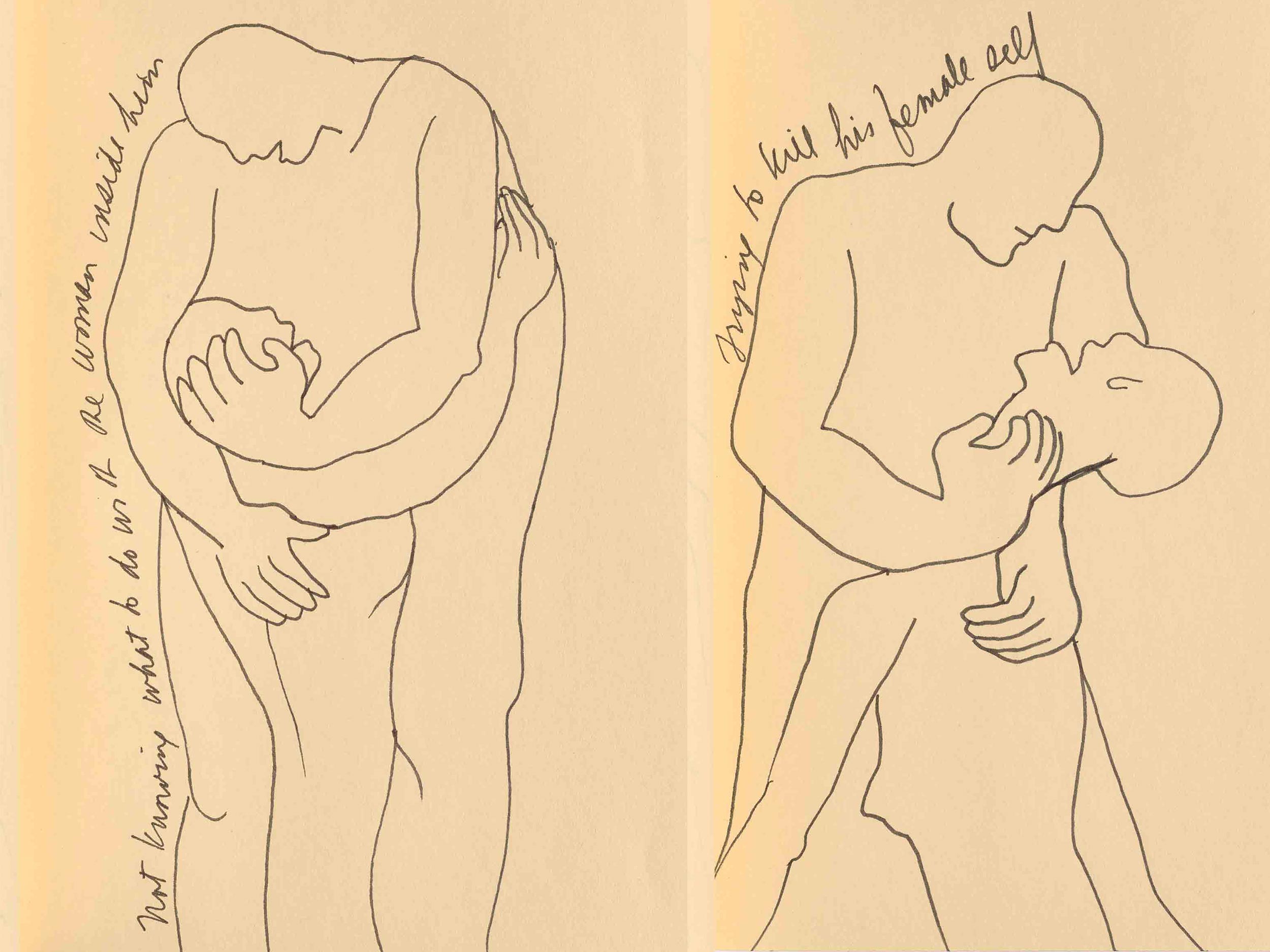 Judy Chicago’s 1983 sketches still threaten the patriarchy