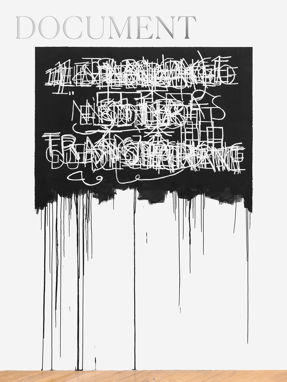 Artist Mel Bochner obscures words to reveal their dangerous potential