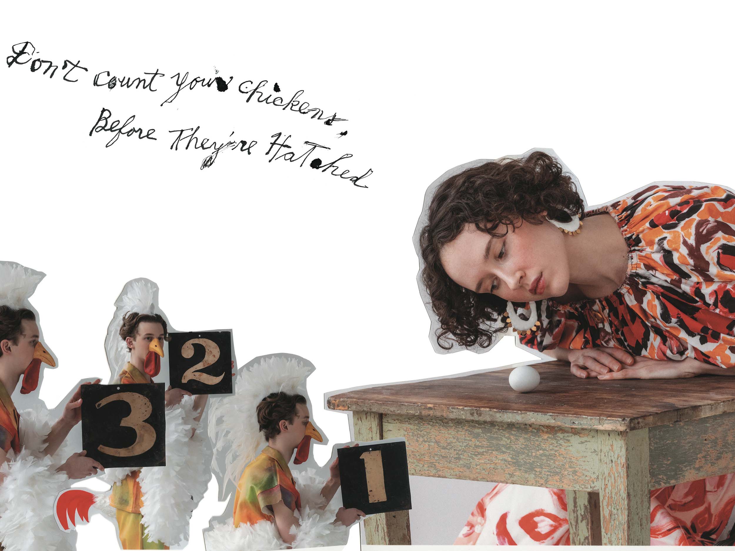 Don’t count your chickens before they’re hatched: Fashion idioms with Marni