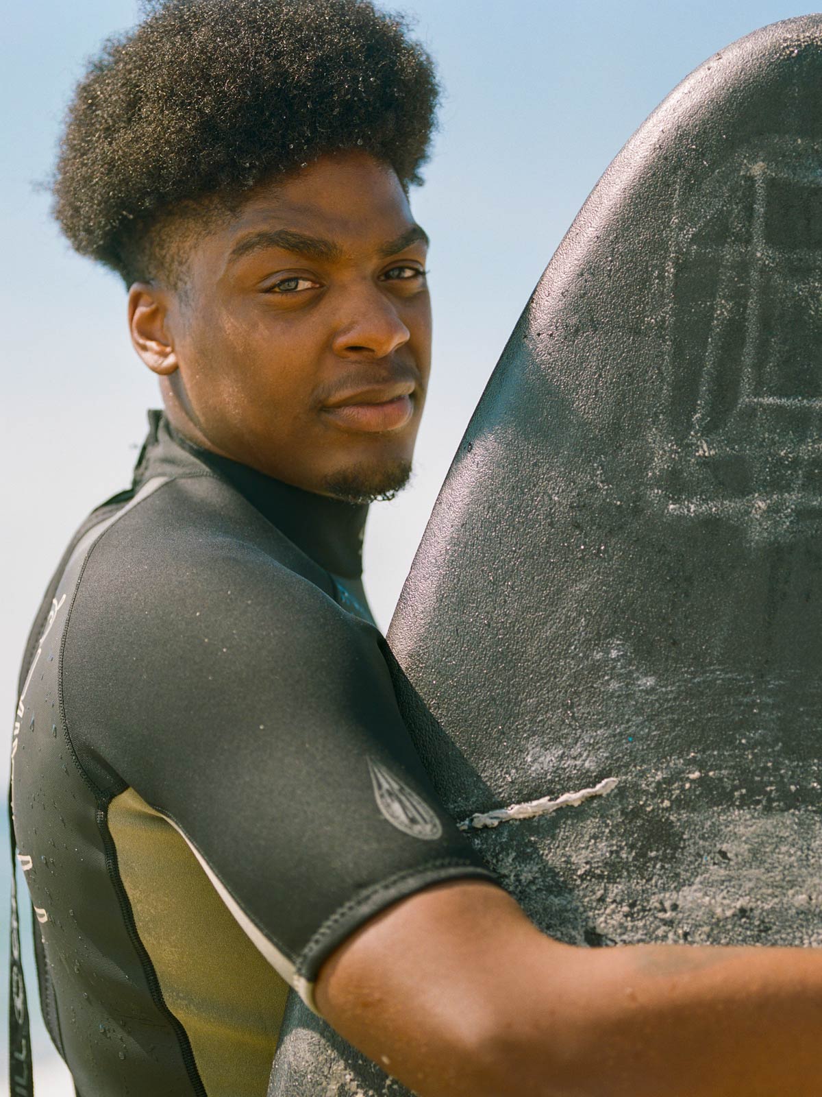 Led by the Black Surf Association, hundreds of surfers paid tribute to victims of police violence