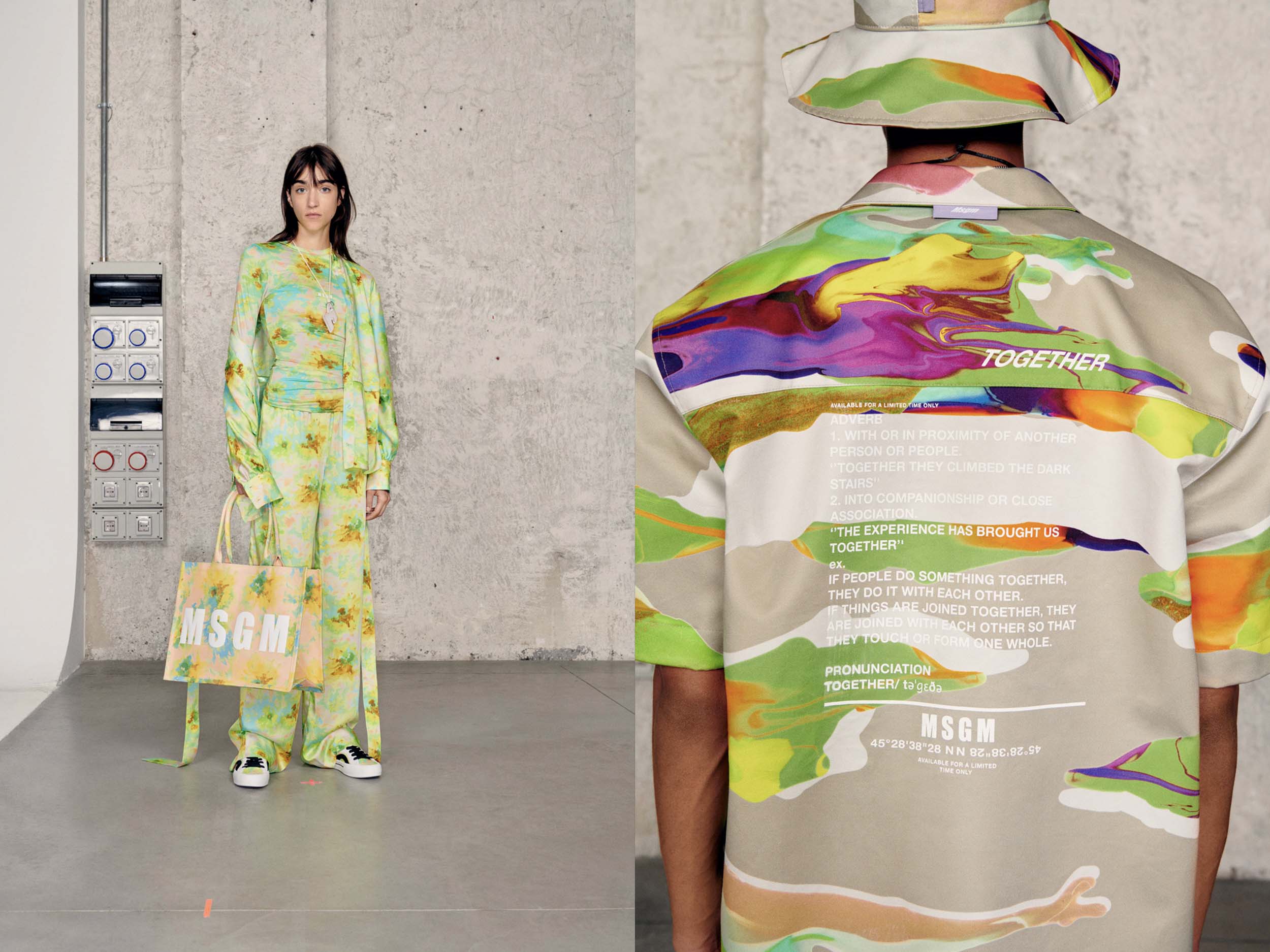 MSGM’s Spring/Summer 2021 collection is an anticipatory celebration of life after lockdown