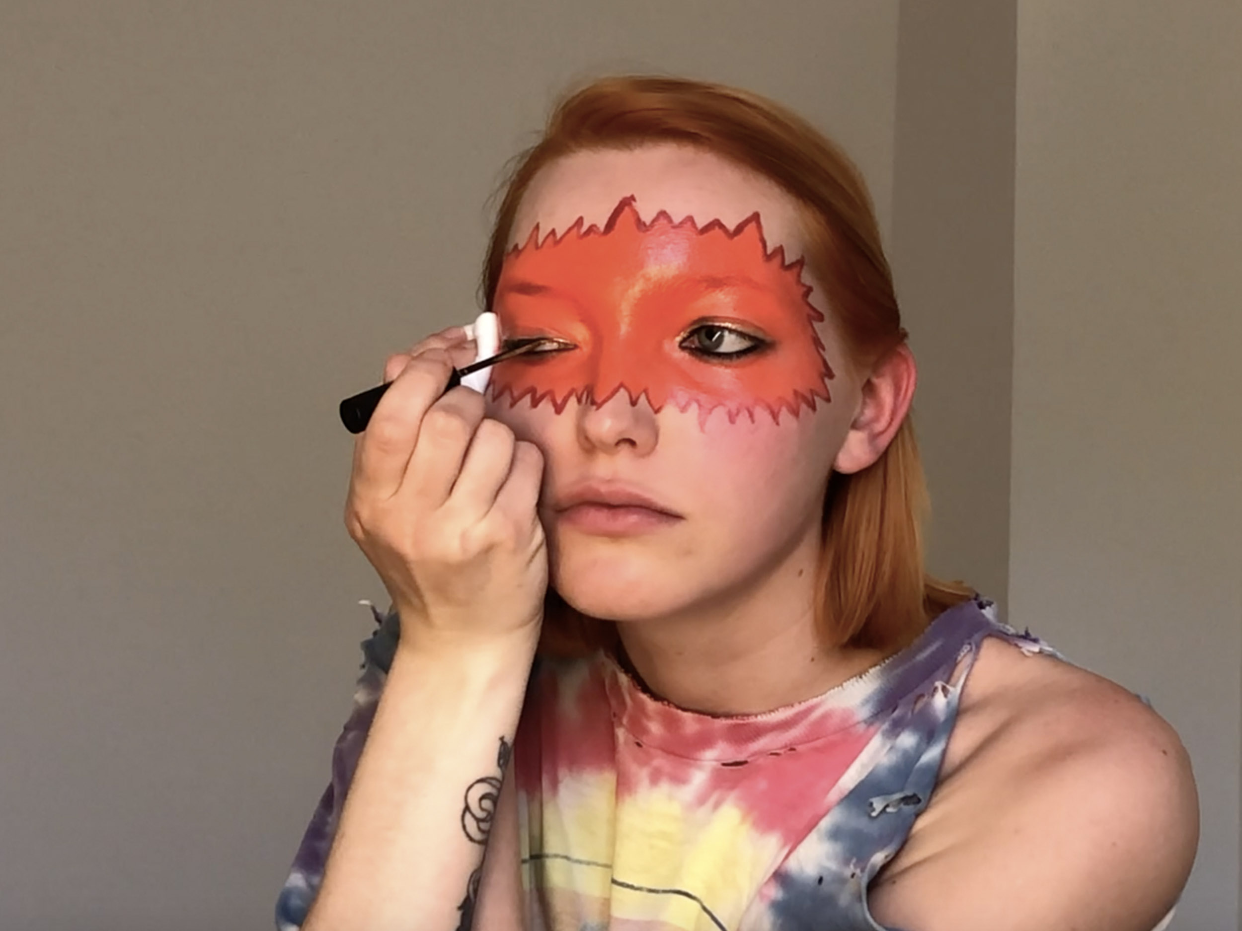 Ajsa Movic’s fiery Toyah Willcox look is perfect for Leo season