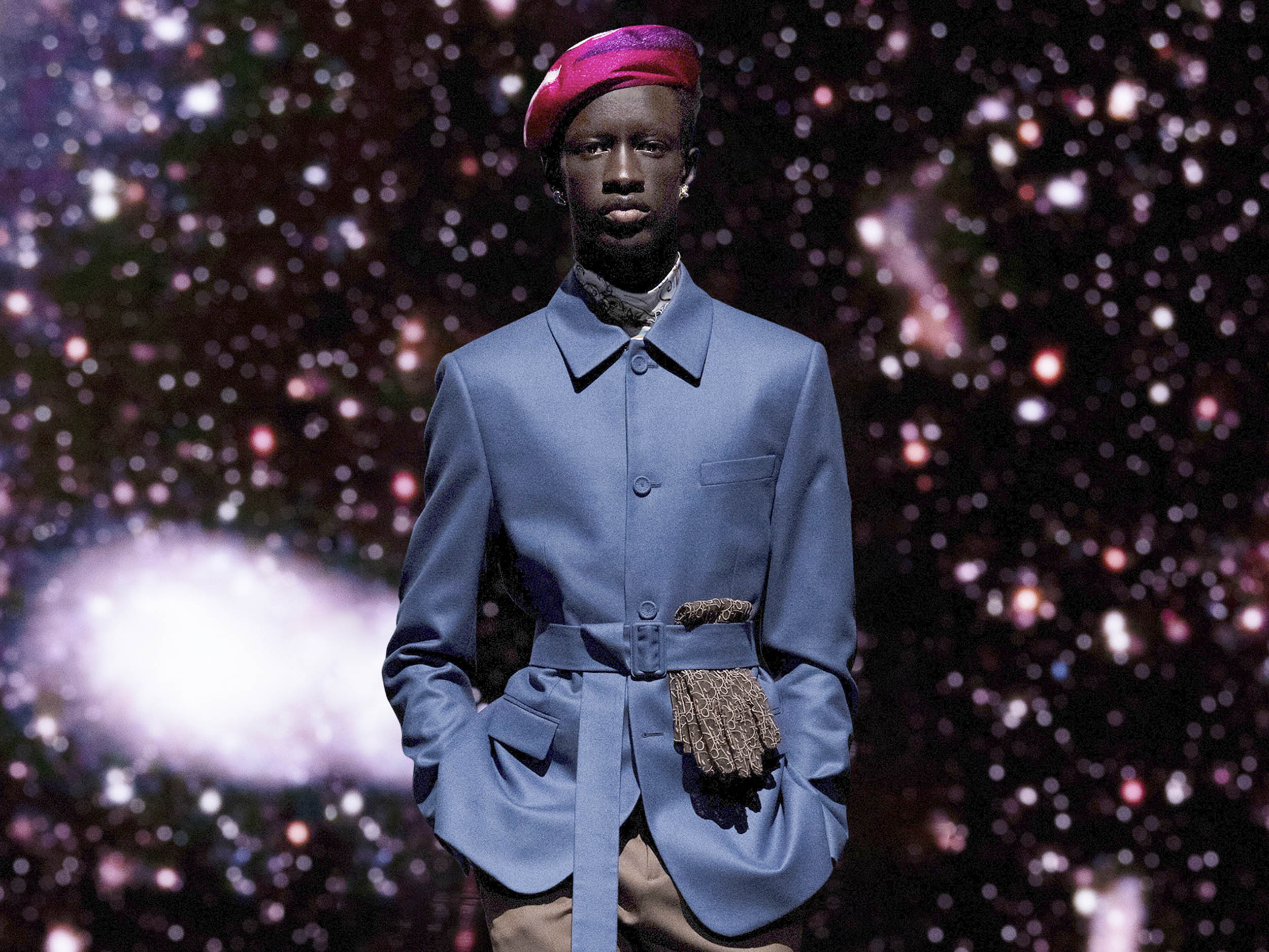 Dior’s latest men’s collection is a cosmic collaboration with artist Kenny Scharf