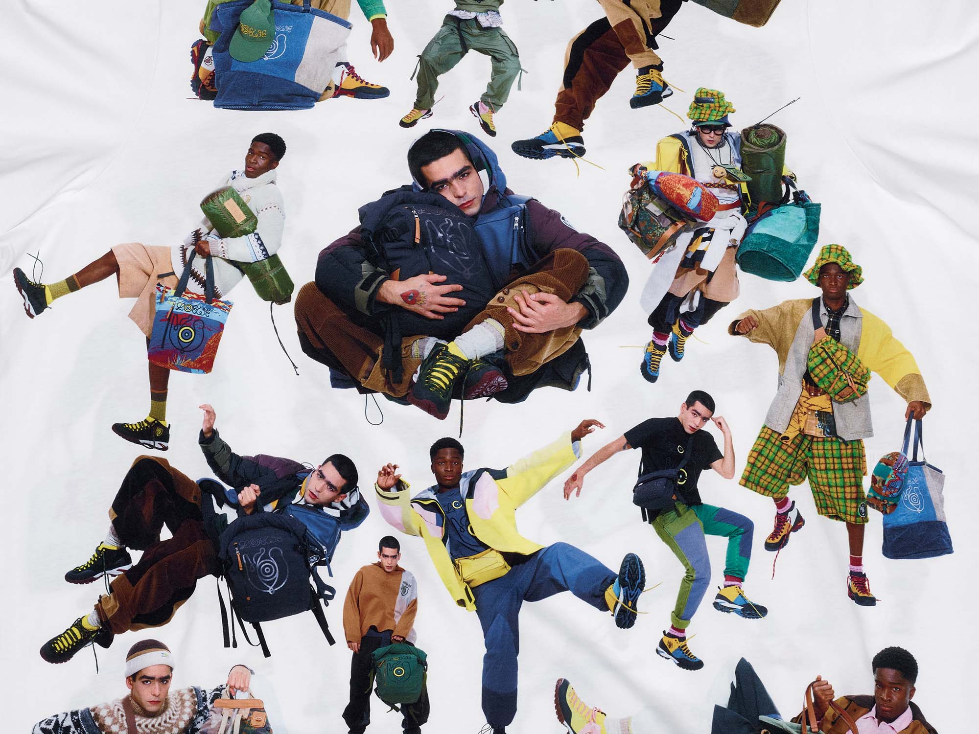 Loewe’s latest menswear collection is a delightful homage to collage