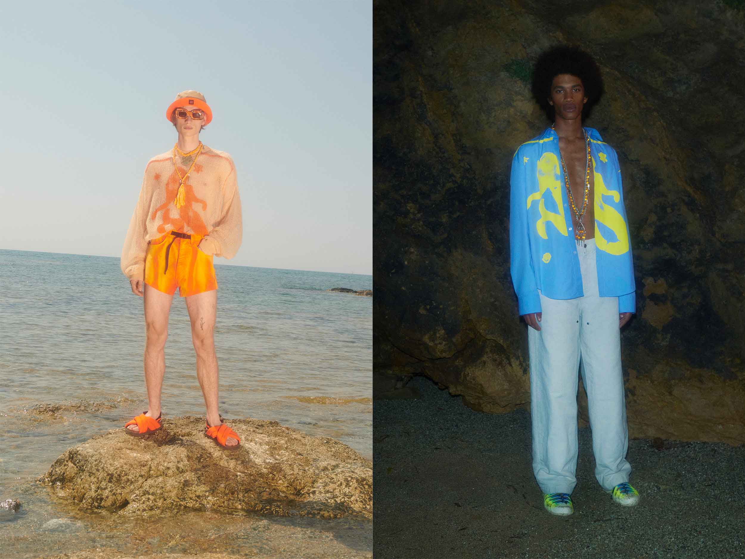 MSGM brings men’s streetwear to the beach for Spring 2022
