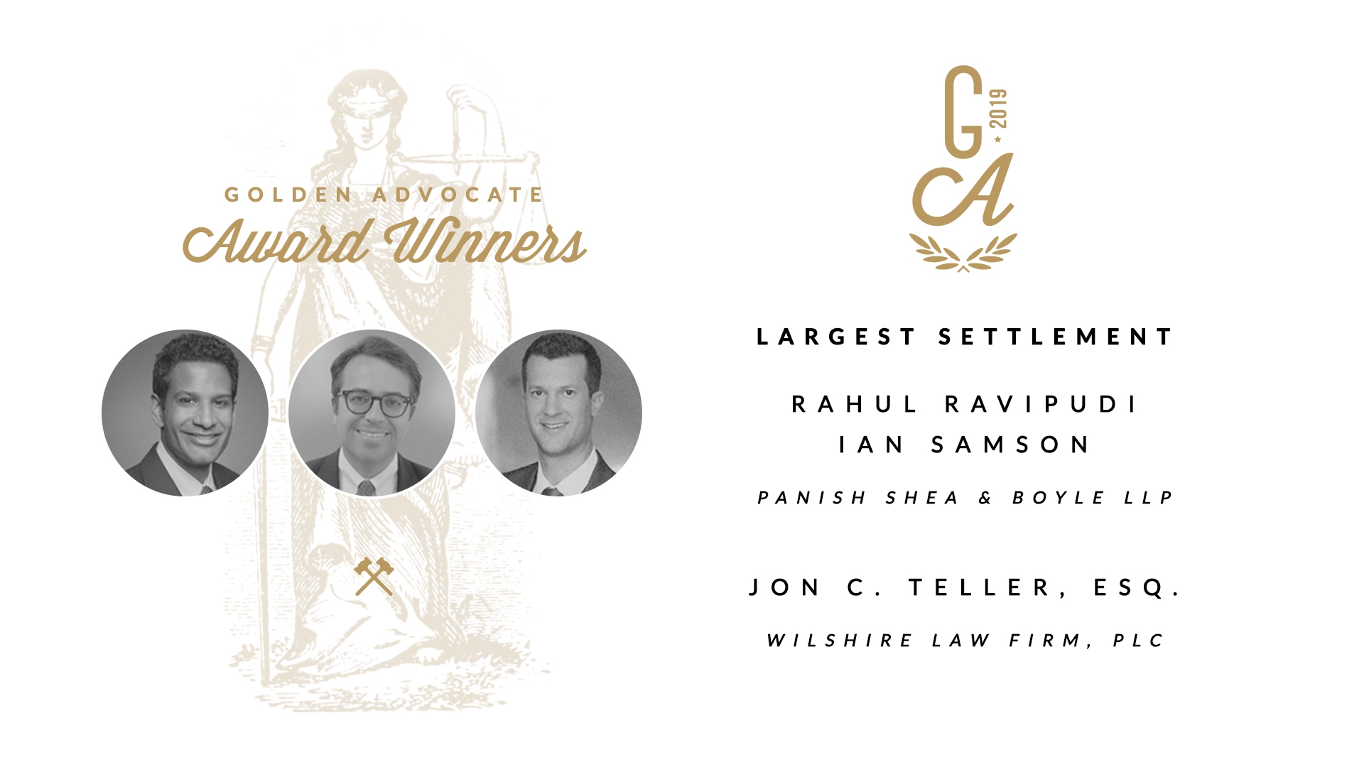 Golden Advocate Winners Are Here!