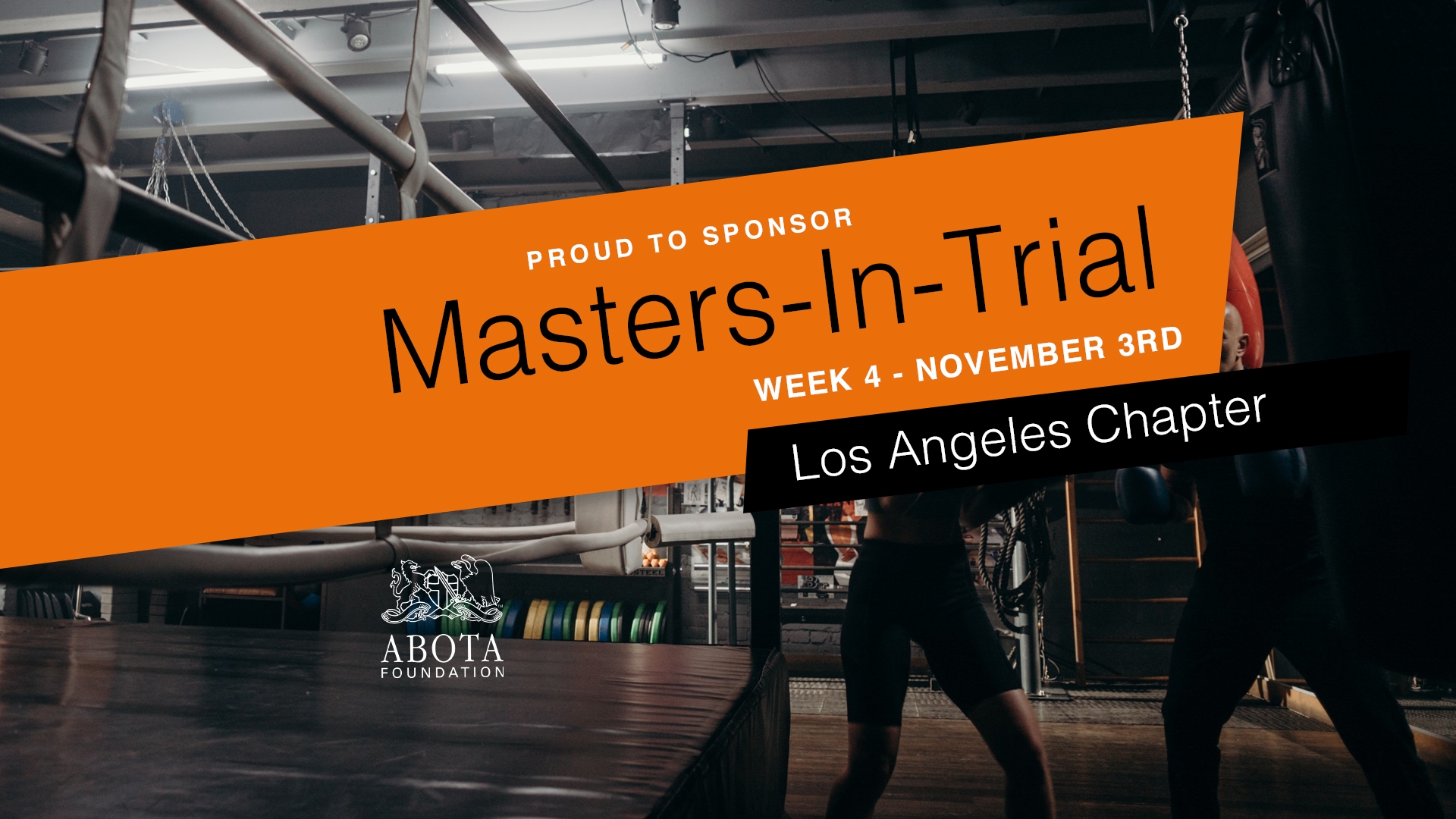 Masters-In-Trial Week 4 - Novmeber 3