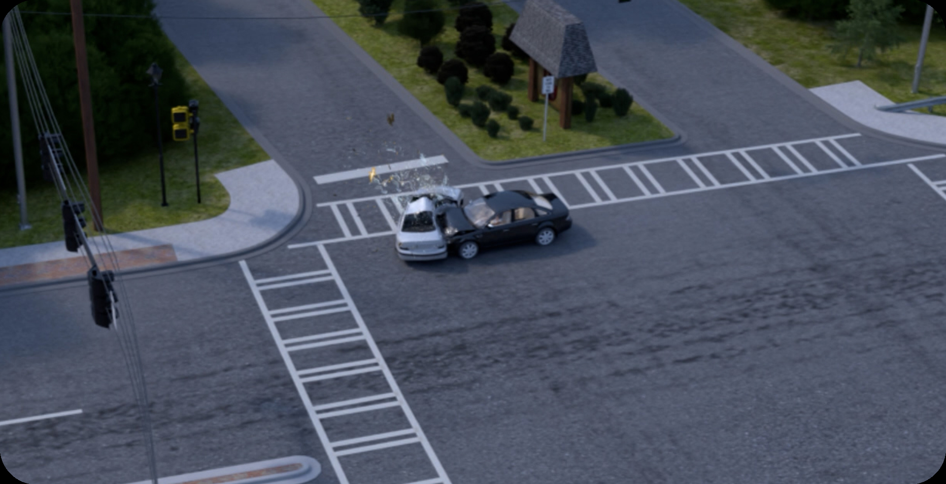 High-Speed Crash Instantly Kills Mother Making a Left Turn Across an Intersection