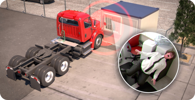 Unattended Truck Barrels into Security Guard’s HQ Causing Life-Altering Injuries