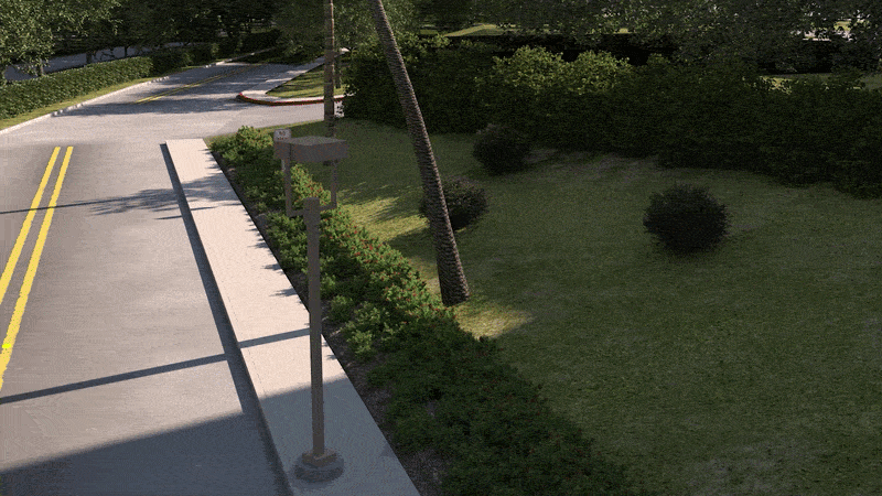 Palm Tree Break Points in Personal Injury Case example of trial graphic for spoliation evidence issue