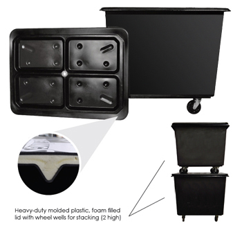 Drape Kings Molded Plastic Hampers