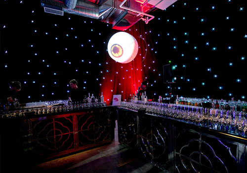 Led Star Drape Custom Classic Chameleon Led Star Curtains