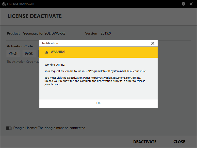 License Deactivation [CimLM]