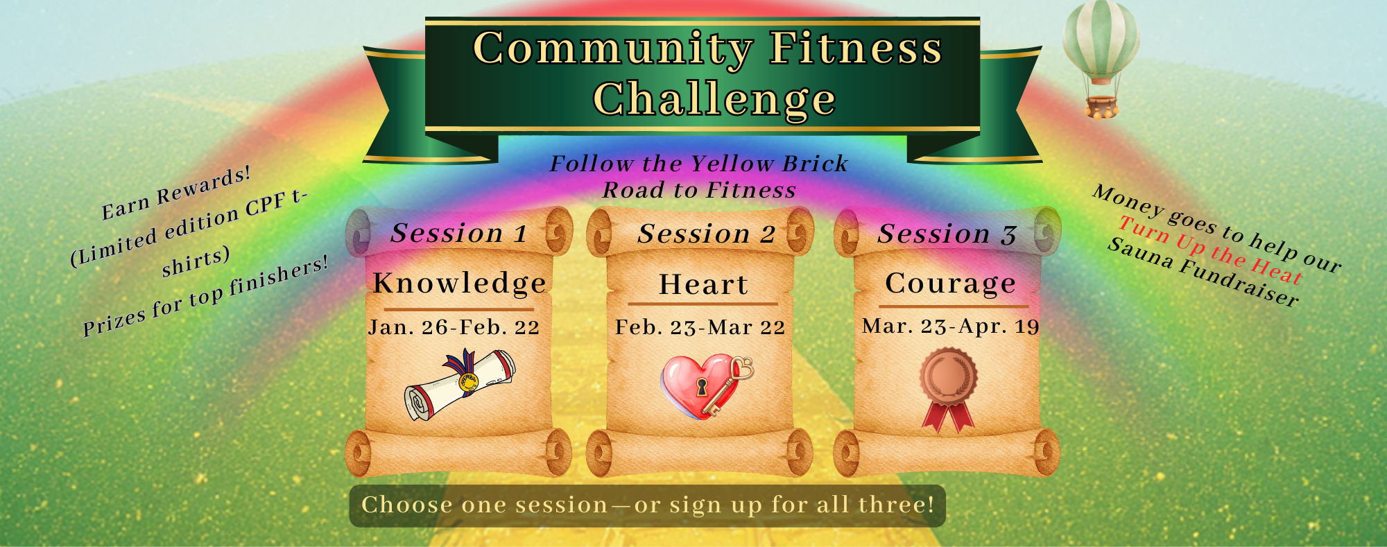 Community fitness challenge  envelopes   10  