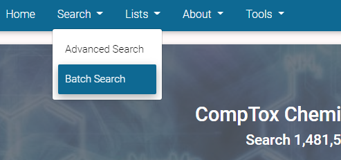 Entering Batch Search.