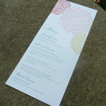 Invitation Template Rose Enclosure Card