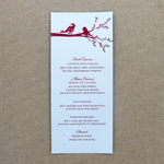 Invitation Template Rose Enclosure Card