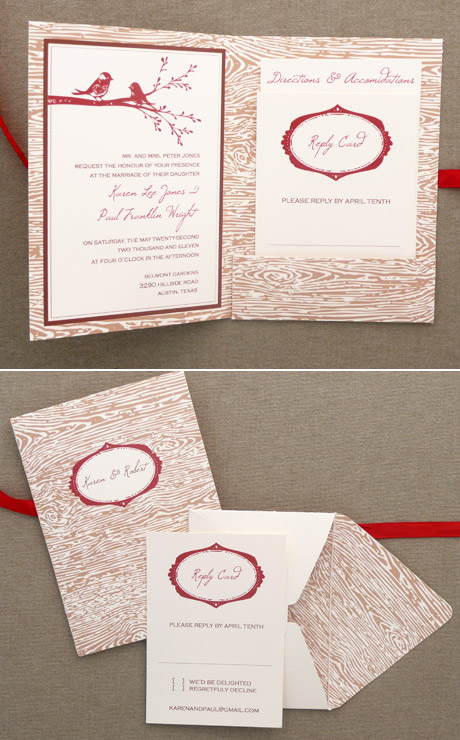 Pocket Fold Invitation Template