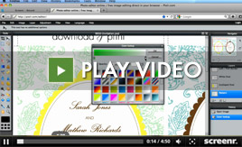 layered invitation template video