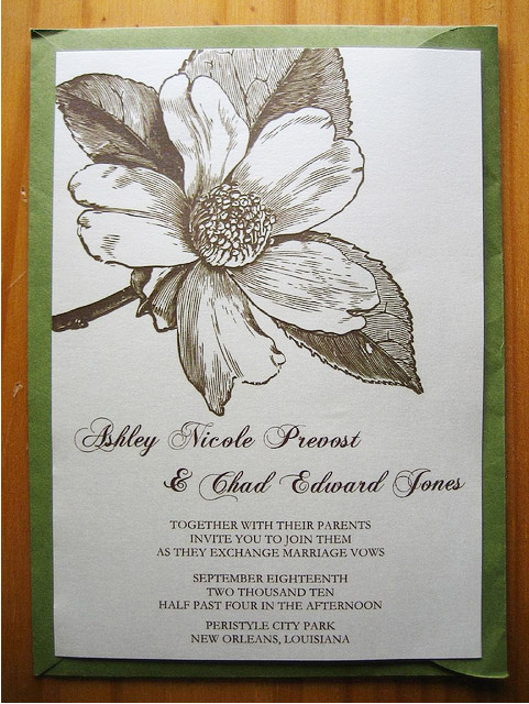 Magnolia Invitation Template