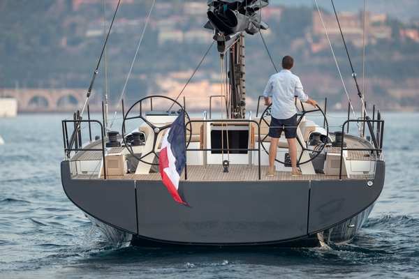 beneteau, first yacht 53, sailboat, stern