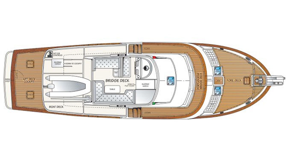 fleming yachts, fleming 55, cruising yachts, flybridge 