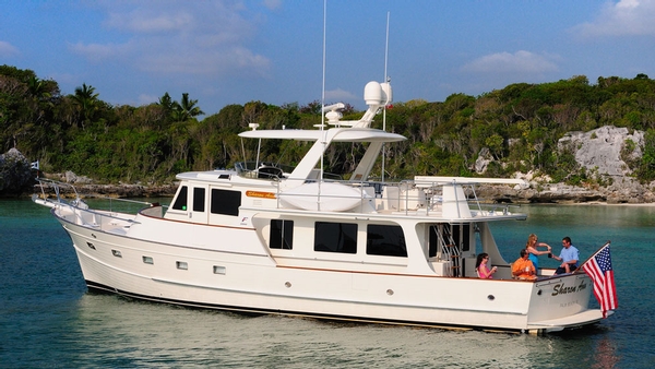 fleming yachts, fleming 55, cruising yachts, running shot 