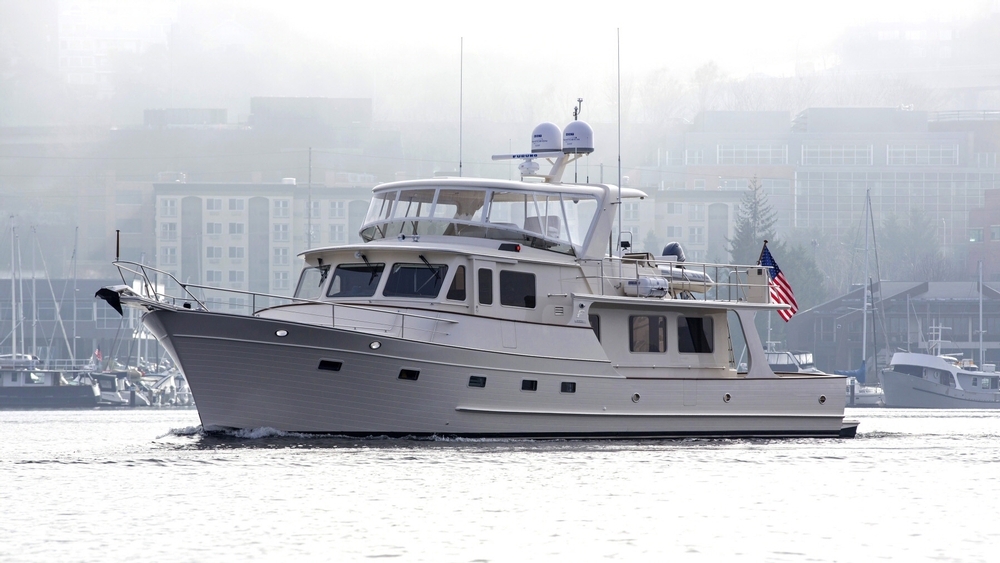 fleming yachts, fleming 65, cruising yachts, running shot