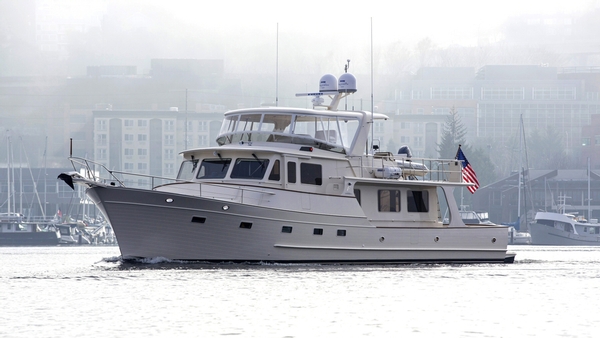fleming yachts, fleming 65, cruising yachts, running shot