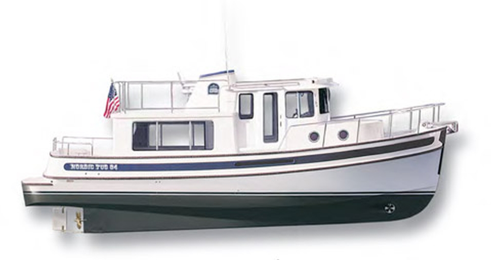 Nordic Tugs, Nordic tug 34, trawler, hull rendering
