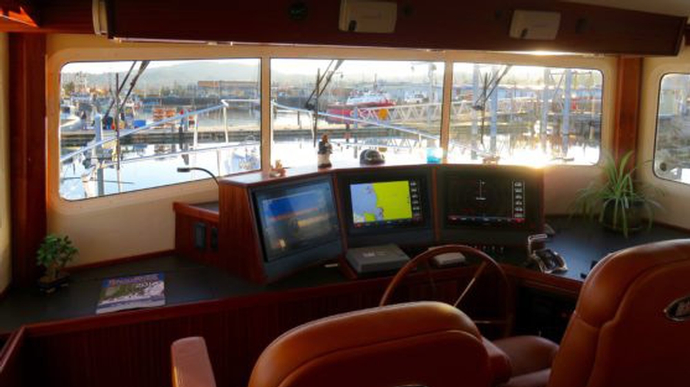 Nordic Tugs, Nordic tug 44, trawler, helm