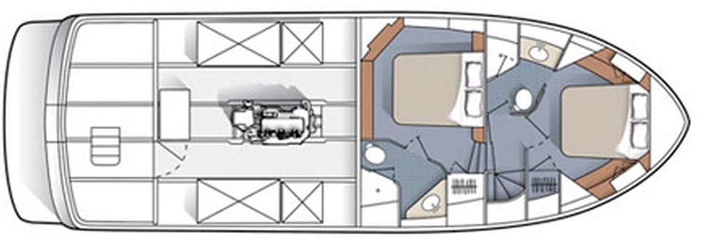 Nordic Tugs, Nordic tug 49, trawler, layout
