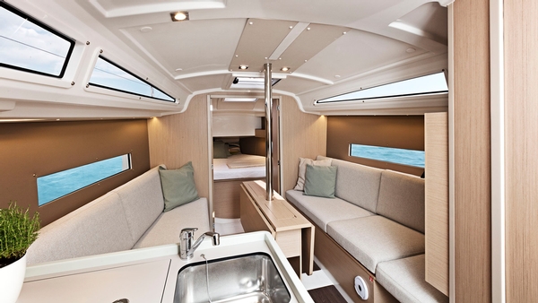 beneteau, oceanis 30.1, sailboat, interior cabin