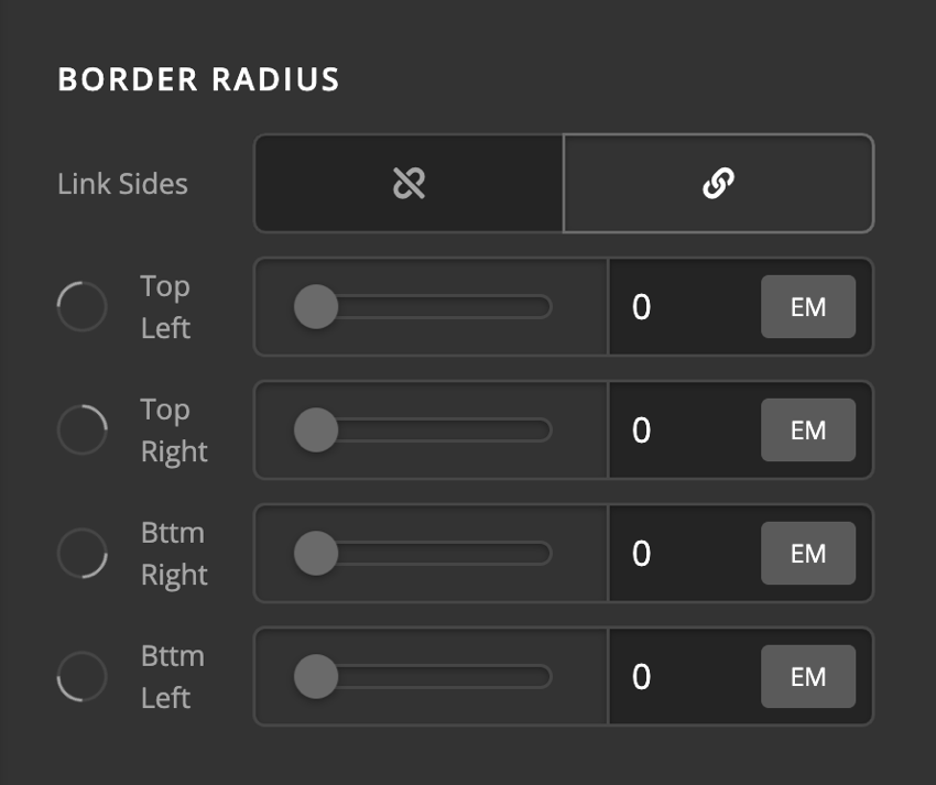 Card Front Content Border Radius