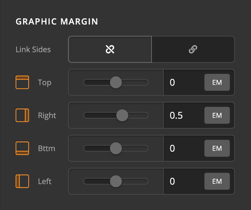 Card Front Content Graphic Margin