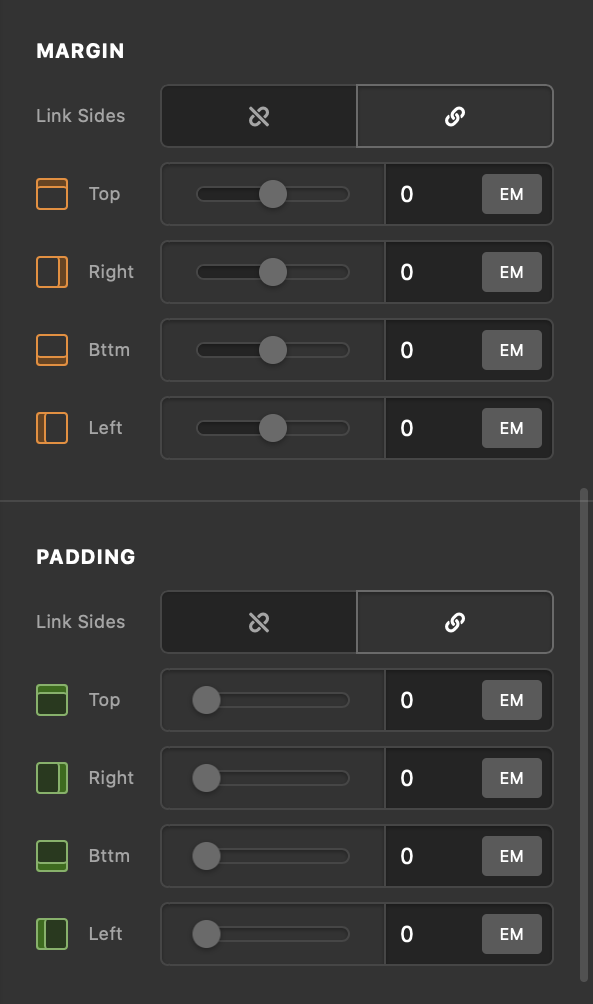 Countdown Margin & Padding